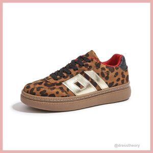Platform Sneakers with Thick Rubber Sole, Cushioned Comfort for Casual Wear